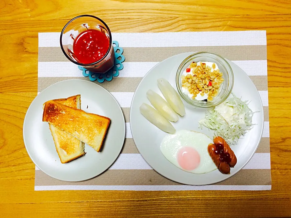 Snapdishの料理写真:朝ごはん|yokoさん