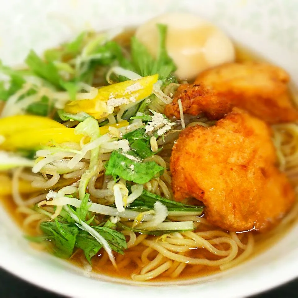 冷やし油淋鶏ラーメン～v(^o^)|たかたかさん