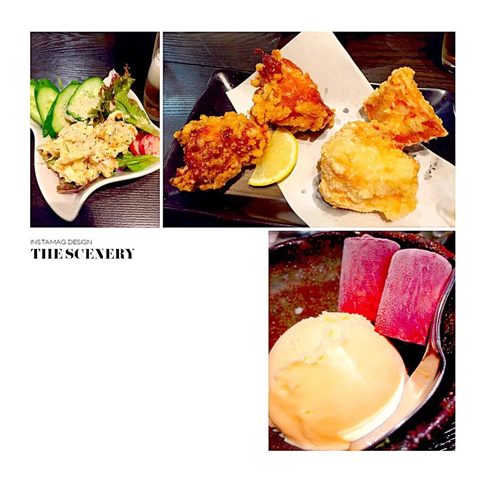 鶏間にて❤︎飲み放題つけて1000円(*ﾟДﾟ)|ゅぃさん