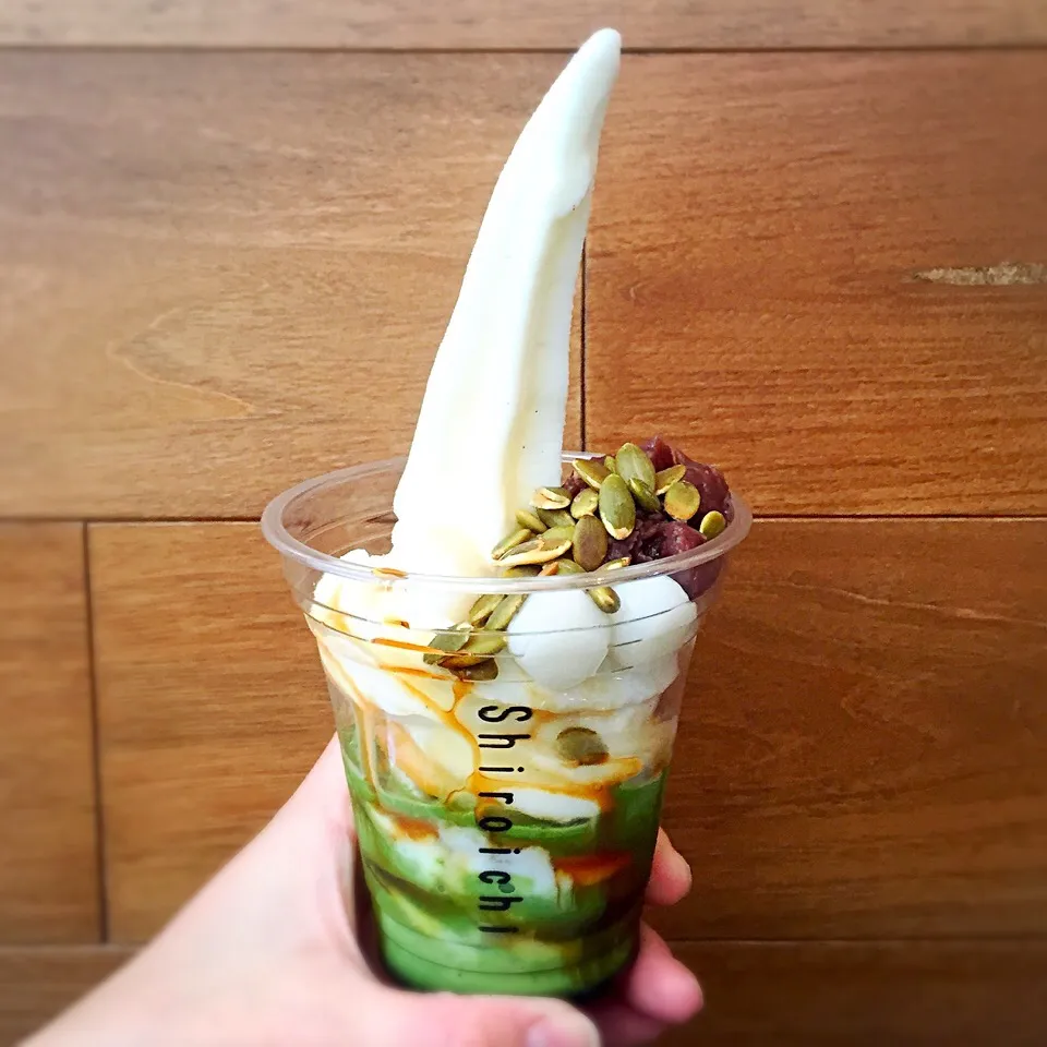 白一 黒蜜抹茶|cakeさん