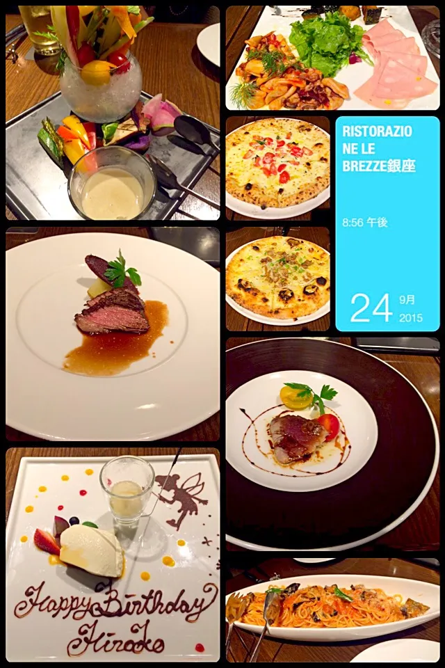 RISTORAZIONE LE BREZZEディナー
前菜、ピザ2種、パスタ、お魚、牛肉、デザート|yuyusuzuさん