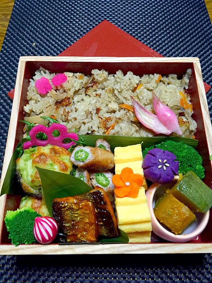 Snapdishの料理写真:金曜日のお弁当💖|Mayumi Konishiさん