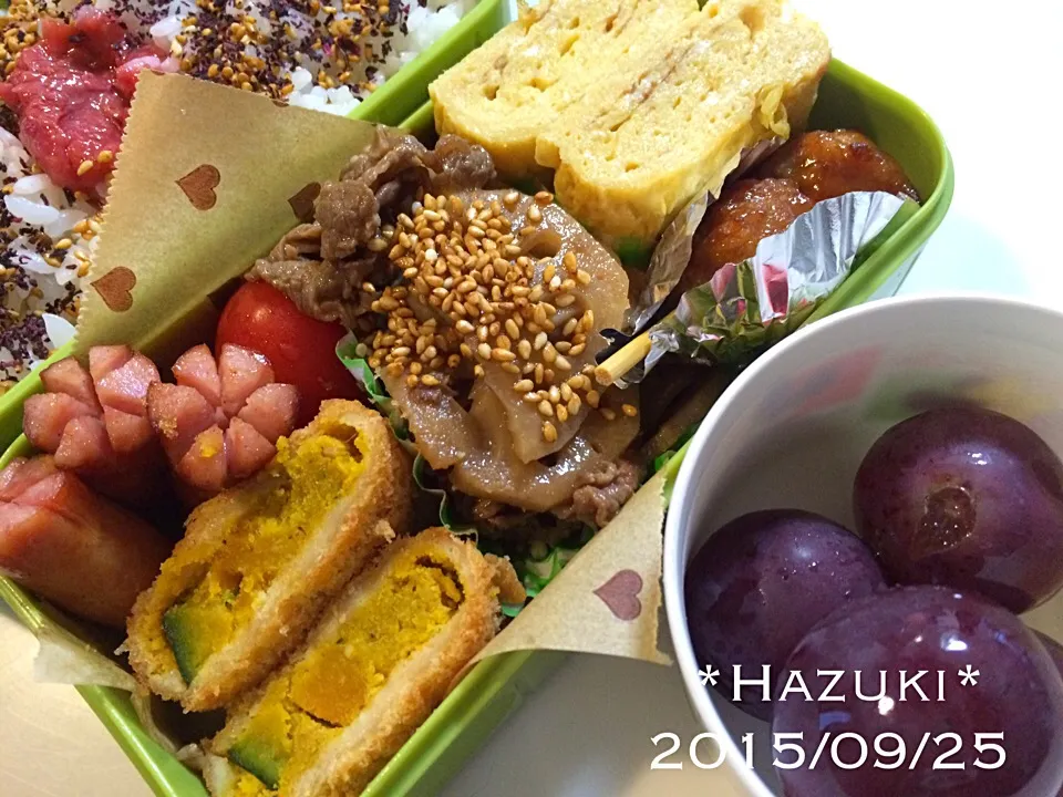 高校生息子弁当|Hazukiさん