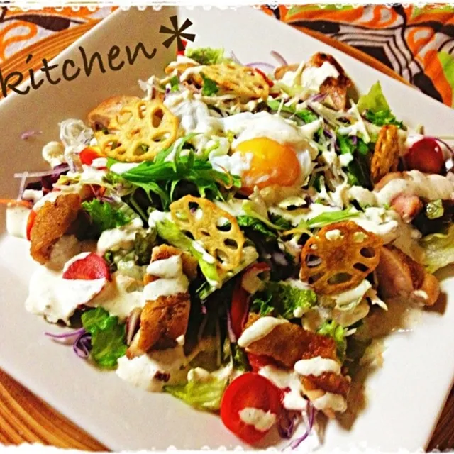 ＊akitchen＊さんのご馳走シーザーサラダ＊クリスマスやパーティに♪ #レシピブログ #RecipeBlog|レシピブログさん