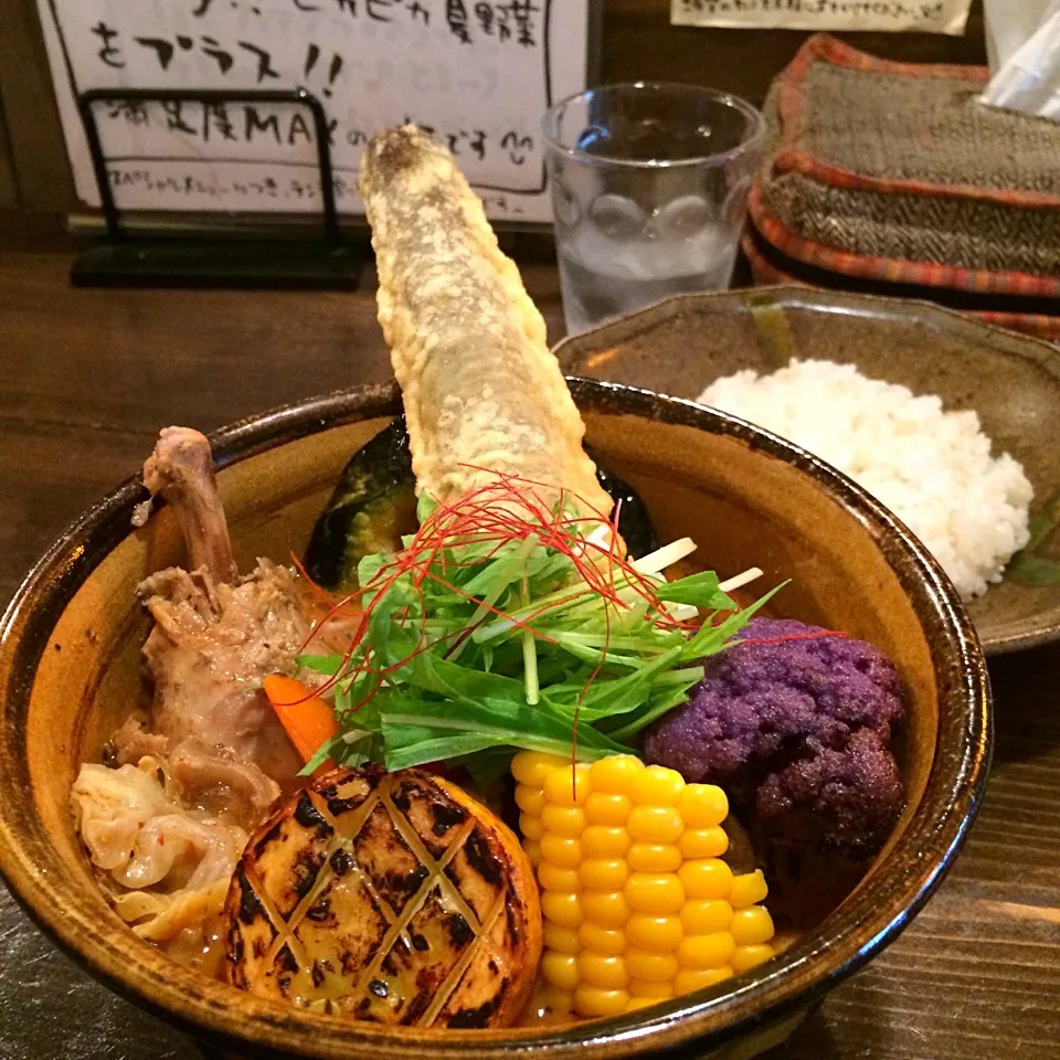 チキンと野菜のカリー。夏野菜スペシャル(o^^o)|しーさん