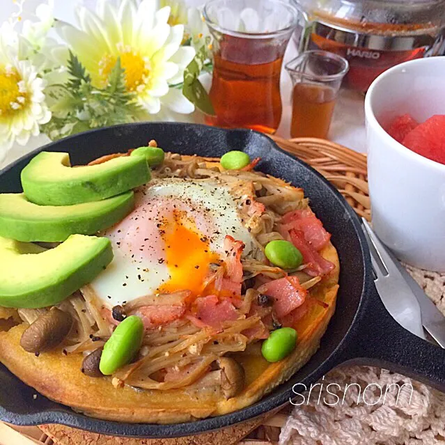 ニトスキ🍳でダッチベイビー(お食事バージョン)|なおさん