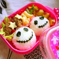 Snapdishの料理写真:ハロウィン弁当♡保育園初お弁当|ma-iさん