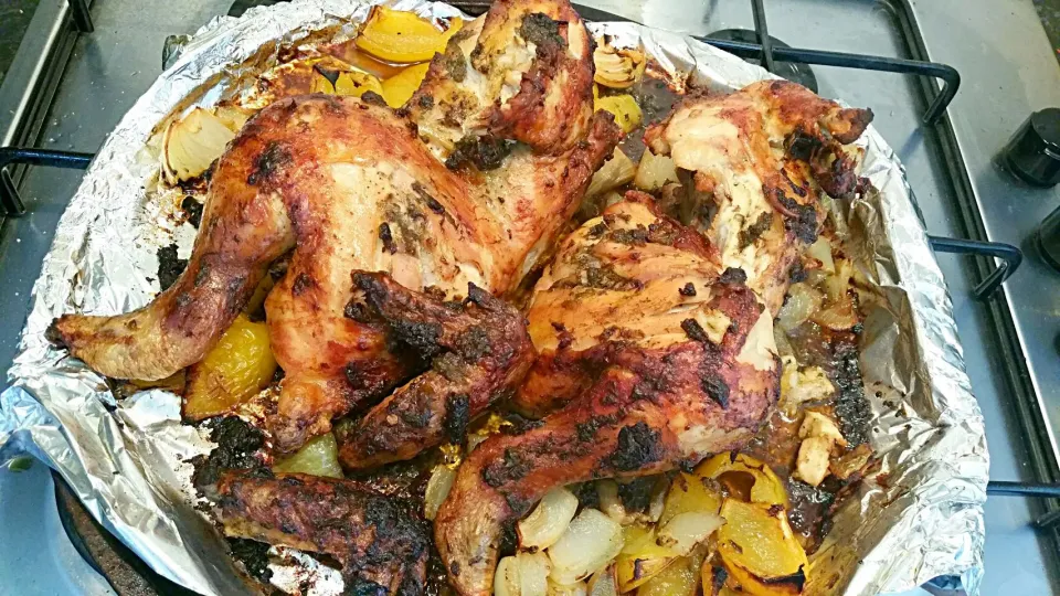 Spatchcock roasted jerk chicken|Yanyan Yumyumさん