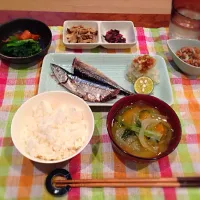 秋刀魚定食|あきぷーさん