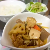 Snapdishの料理写真:筑前煮(らしきもの)|みおさん