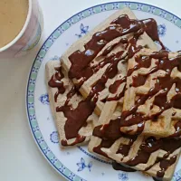 #proteinwaffle #protein #waffle #breakfast #Chocolate #healthy|Wilk Sytyさん