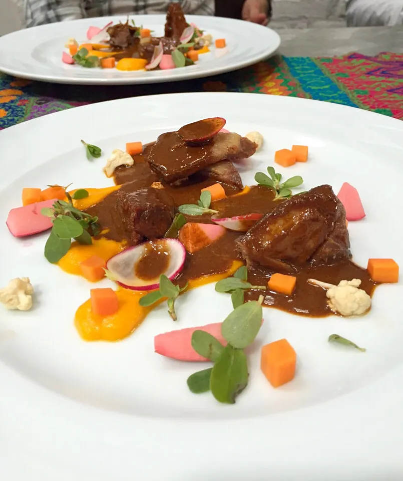 Porkbelly con mole coloradito|Eduardo Mestre Sさん