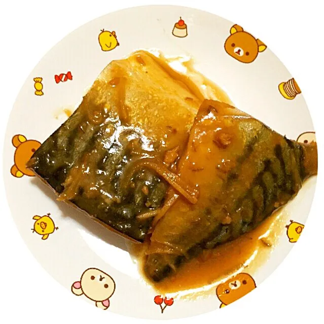 Snapdishの料理写真:鯖の味噌煮  The miso simmered mackerel|yukkeaquaさん