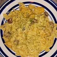 Chicken and mushroom in n Asiago cream sauce|Geralde Neretteさん