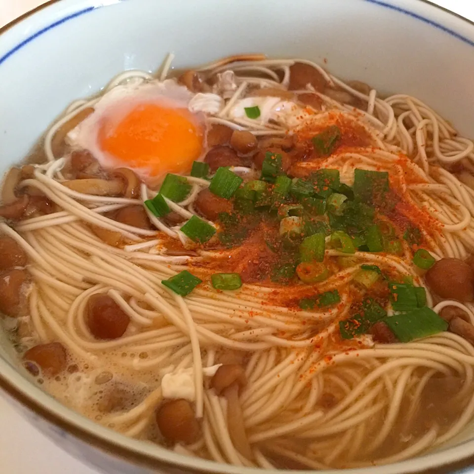 きのこ煮麺(◍•ڡ•◍)❤|いつみさん