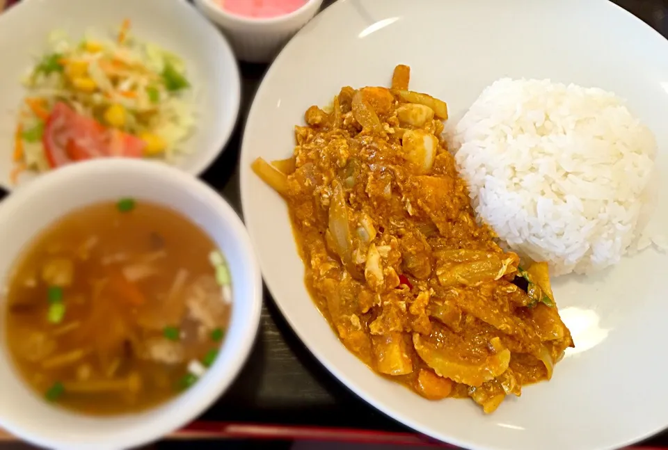 タイのシーフードカレーライス。|あーいー🍚さん