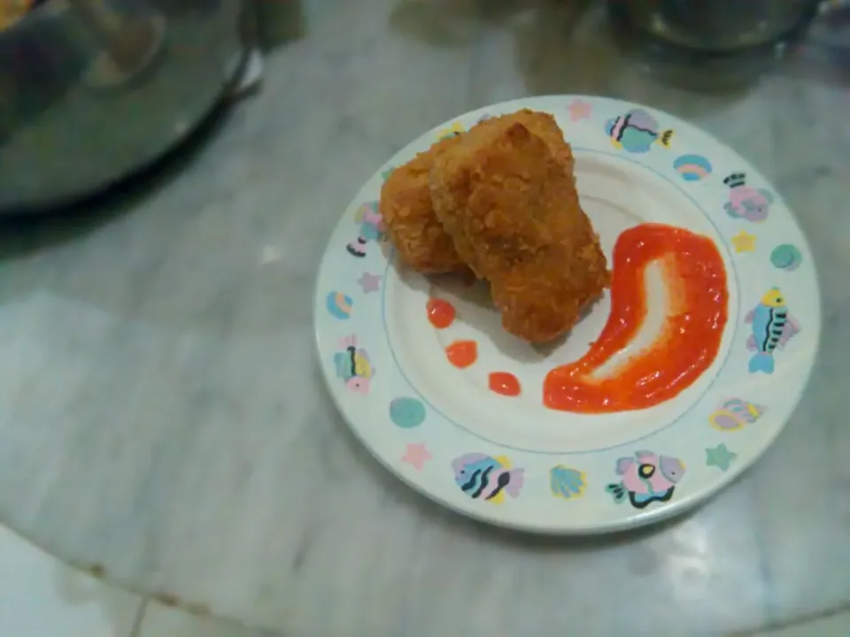 Beef nugget and chilli sauce|Mayaさん