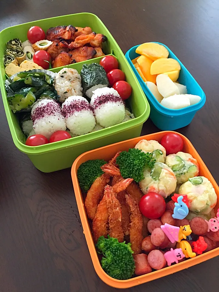 Snapdishの料理写真:幼稚園の運動会のお弁当|kiicoさん