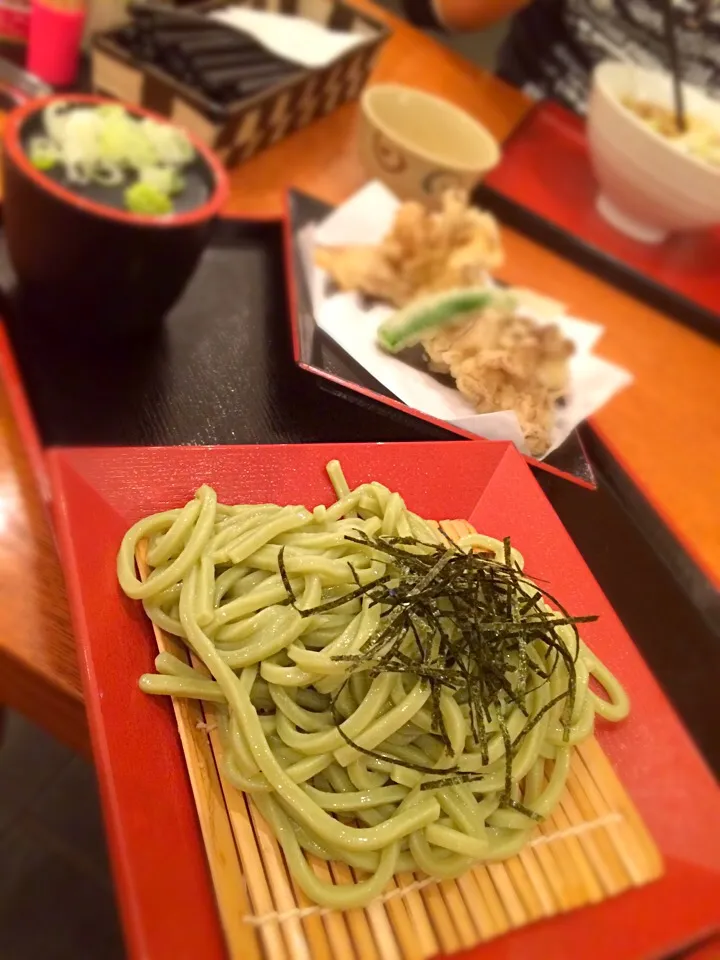 Snapdishの料理写真:舞茸天ざる笹うどん|ぐーぐーCobeさん