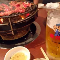 Snapdishの料理写真:焼肉をたんまりと|kumakichi benisyaketeiさん