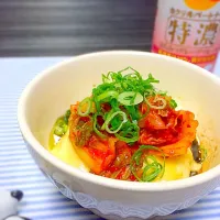 りんさんの料理 コンテチーズで！ひろすけさん&いよぴの豆腐のアレ。