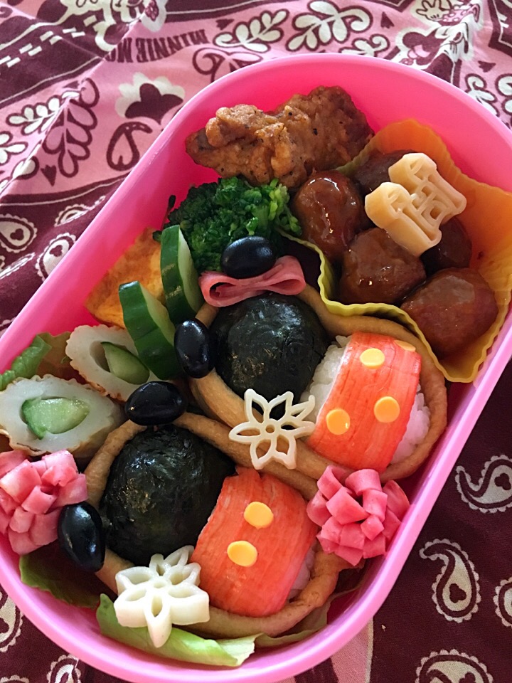 娘っ子新人戦弁当(◞ꈍ∇ꈍ)◞⋆**