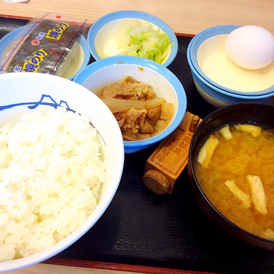 松屋の朝定食|たまこっこさん