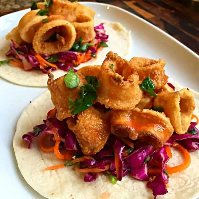 calamari tacos|CHUENCHAIさん