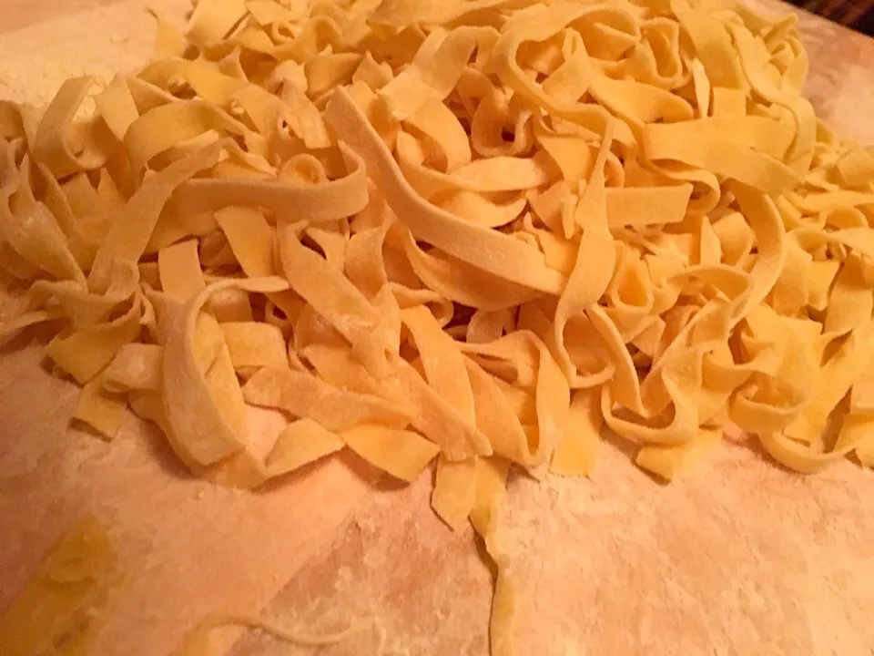 Fresh fettuchini pasta|Steven Hさん