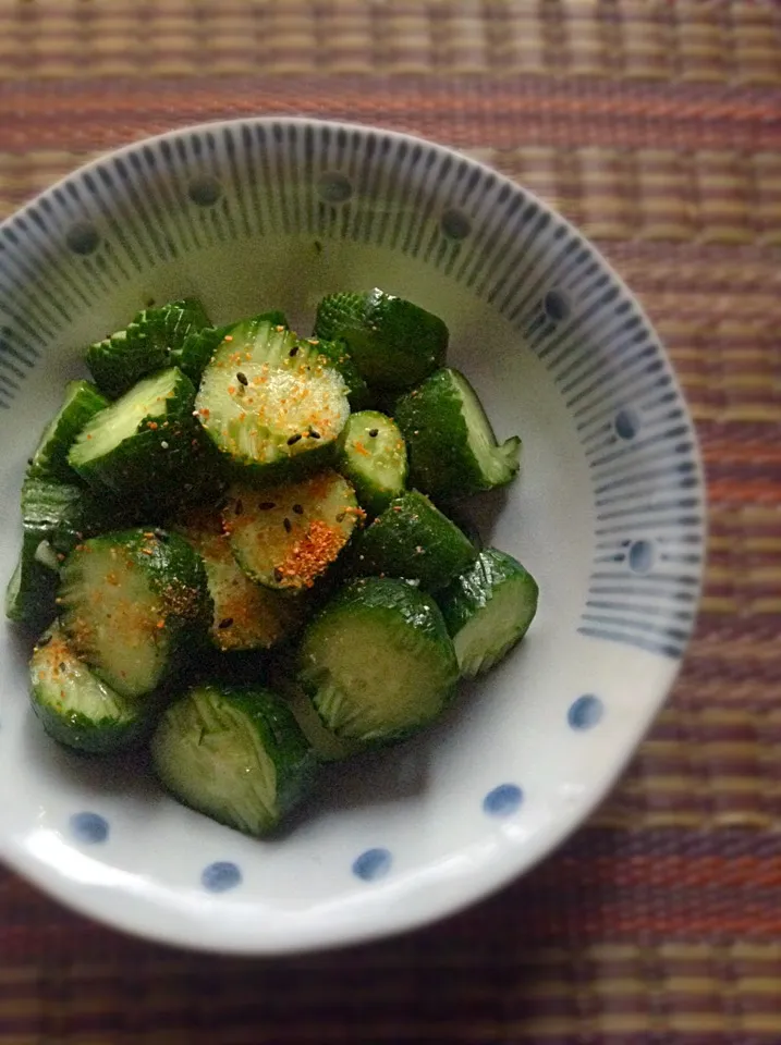 Snapdishの料理写真:胡瓜の浅漬け《かぼす風味》|くるみさん