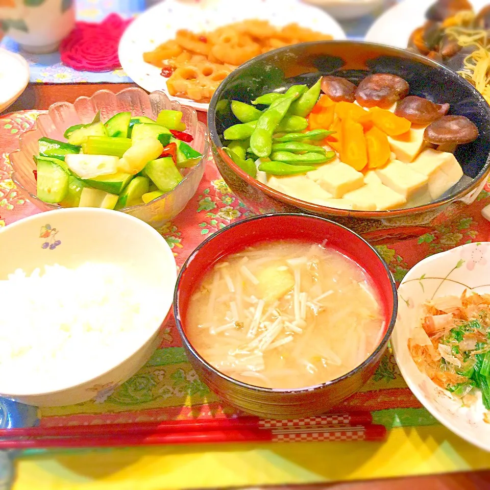 中秋の名月の時短バラエティ夕食|りんりんさん