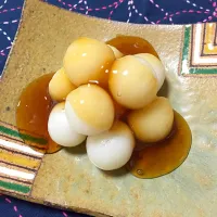 Snapdishの料理写真:お月みたらし団子|yuuさん