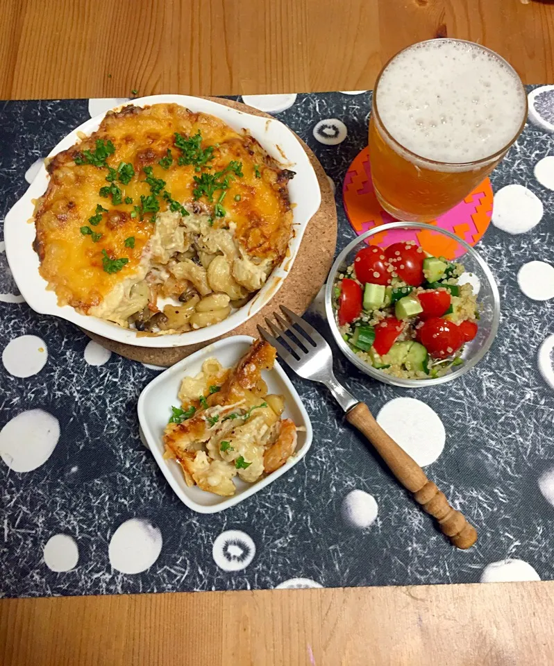 Shrimp and macaroni gratin|Kumigarさん