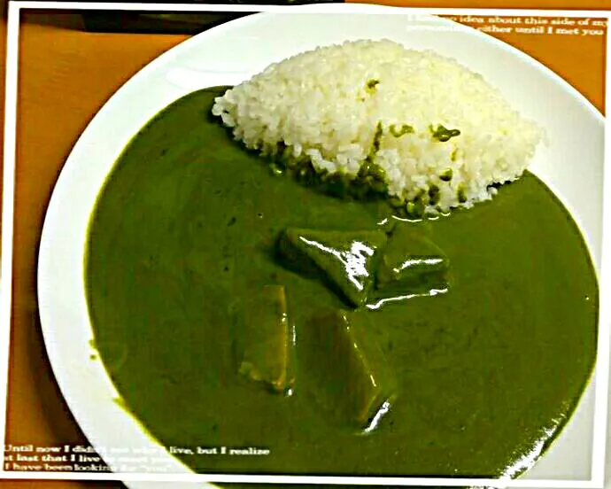 宇治抹茶カレーだよ💓（~▽~＠）♪|maho❤さん