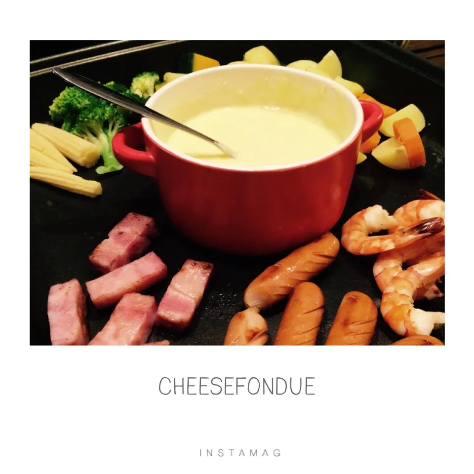 Snapdishの料理写真:cheesefondue₍ ᐢ. ̫ .ᐢ ₎|まきんすぱん///さん