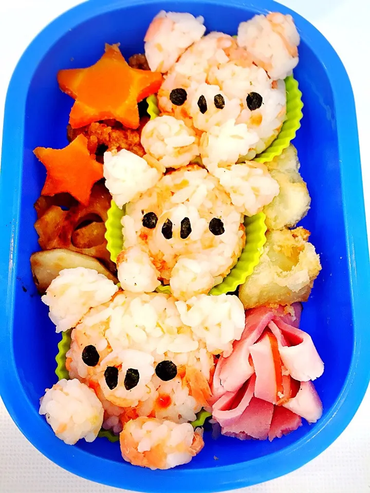 ブタさんお弁当☆|makoryuneさん