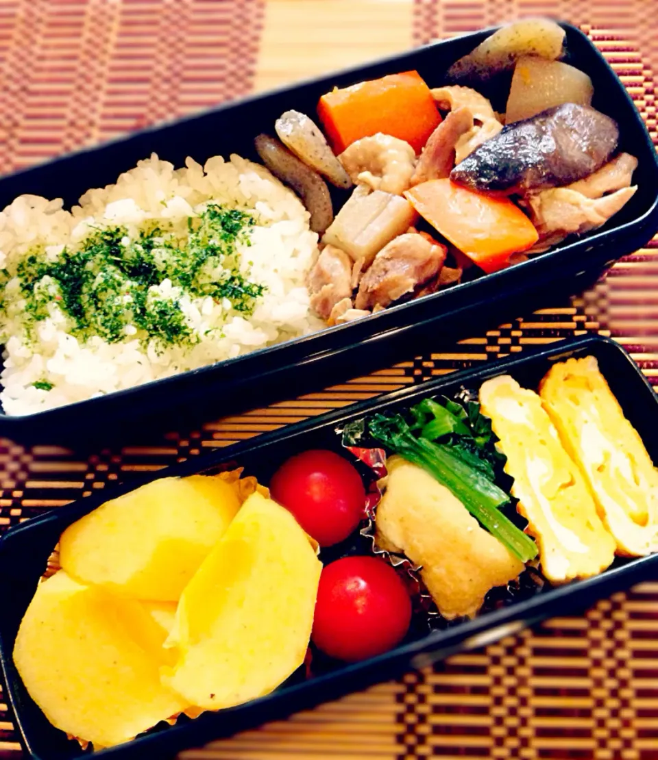 Snapdishの料理写真:中学生男子弁当_20150928|caori ytさん