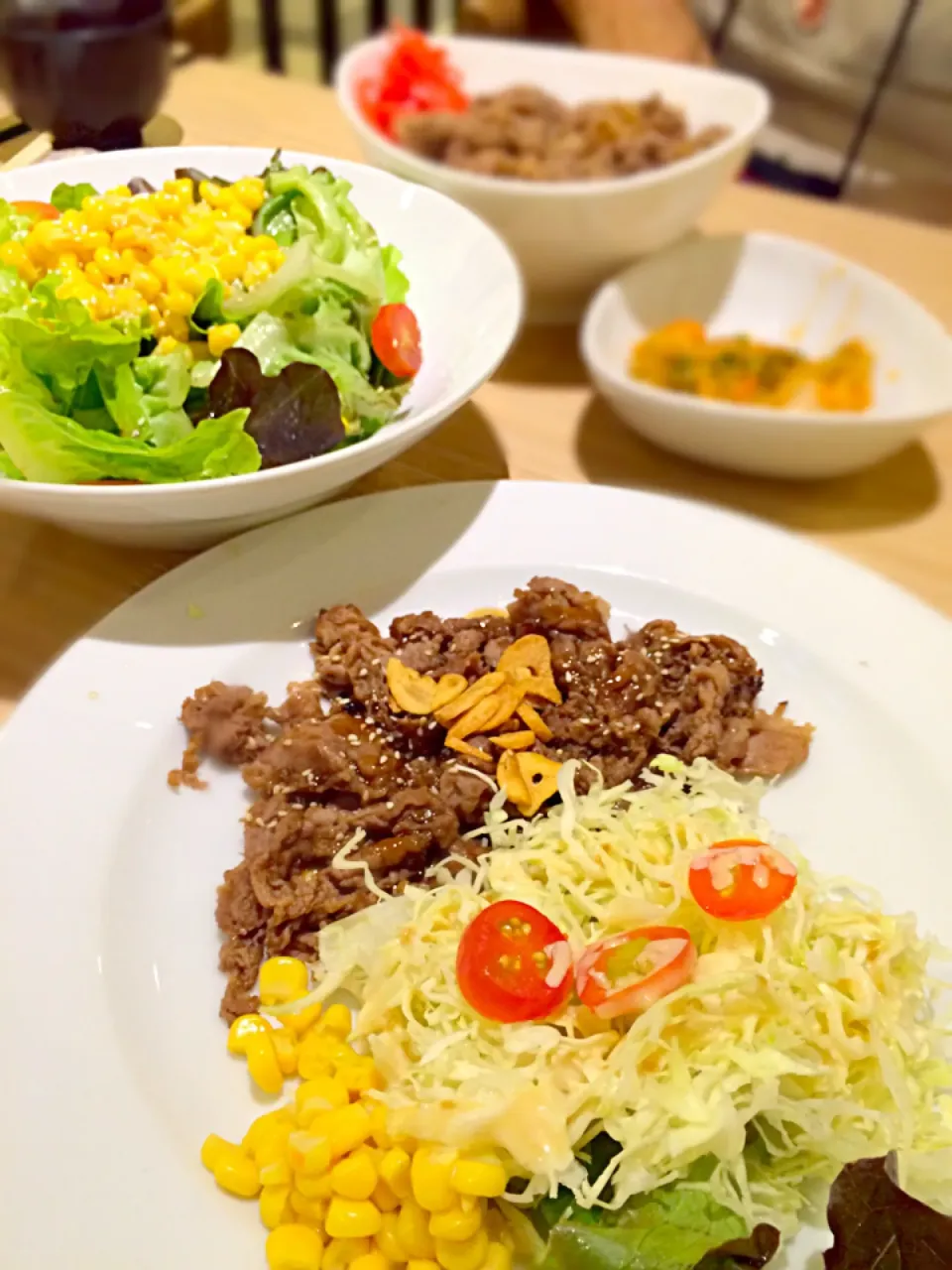 Fried beef with dark soy sauce@ChouNan Central Rama9...|Chalinee Kalyanamitraさん