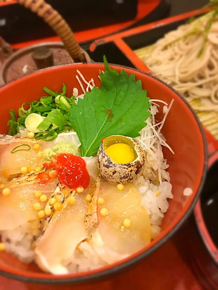 胡麻だれ鯛茶漬けランチ|しげさん