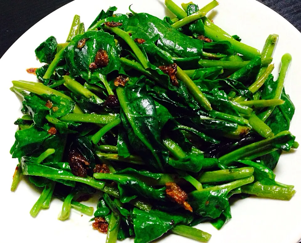 Butter Sautéed Malabar Spinach|Seagrapesさん