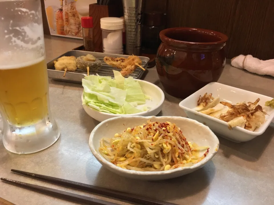 Snapdishの料理写真:おひとりさま夕ご飯〜|PegaOさん