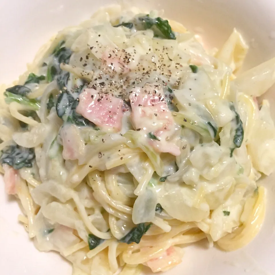 Snapdishの料理写真:クリームパスタ|A♡さん