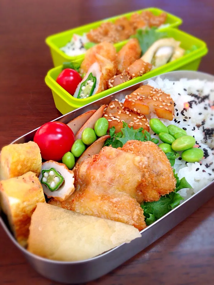 Snapdishの料理写真:9.29 チキンカツ弁当|Saemi Itouさん