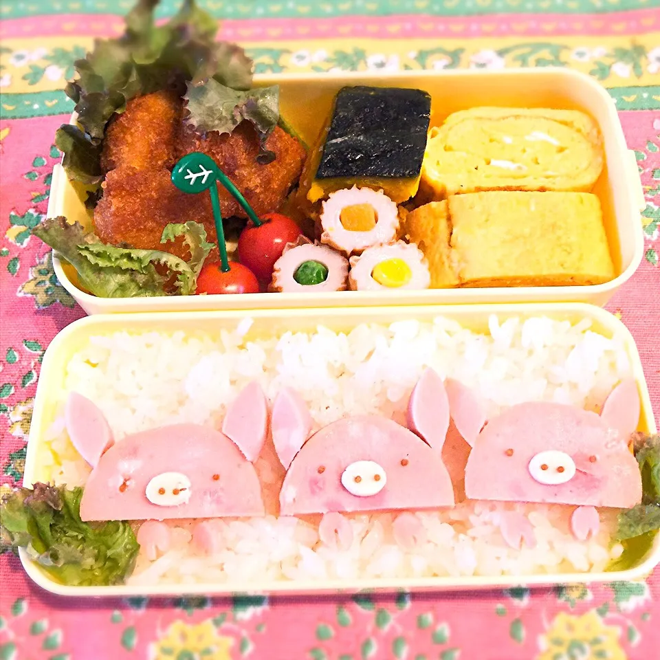 Snapdishの料理写真:今日の娘のお弁当|りんりんさん