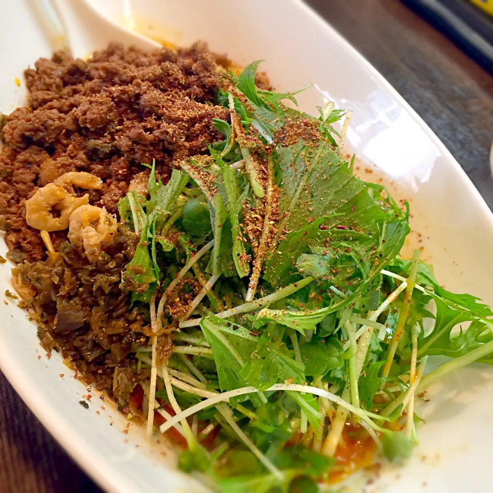 汁なし担々麺でーす。花椒たっぷり美味しいのです♪|リュカさん