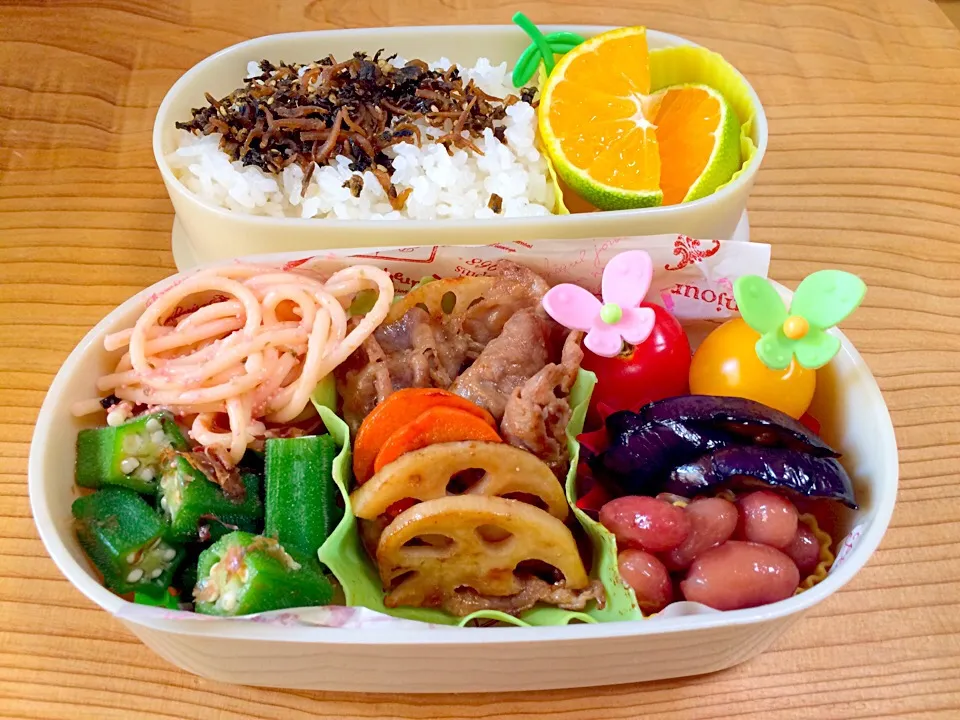 パパと息子くんお弁当♪|たるとさん