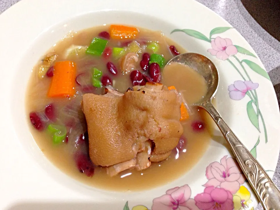 Today's Dinner' 豚足スープ☆♪|viviさん