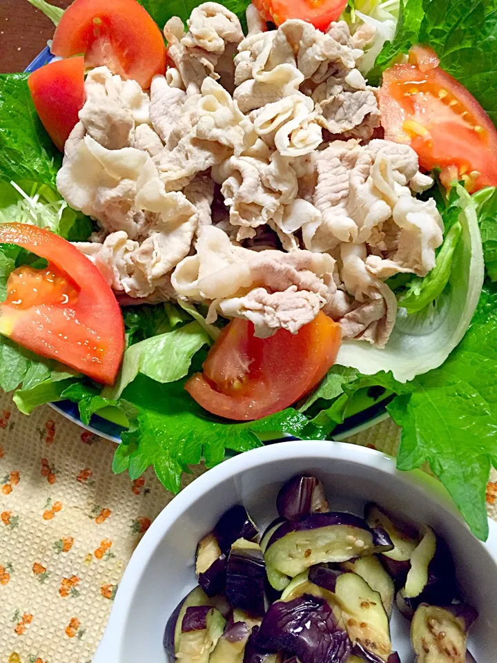 冷しゃぶ 茄子の漬け物|掛谷節子さん