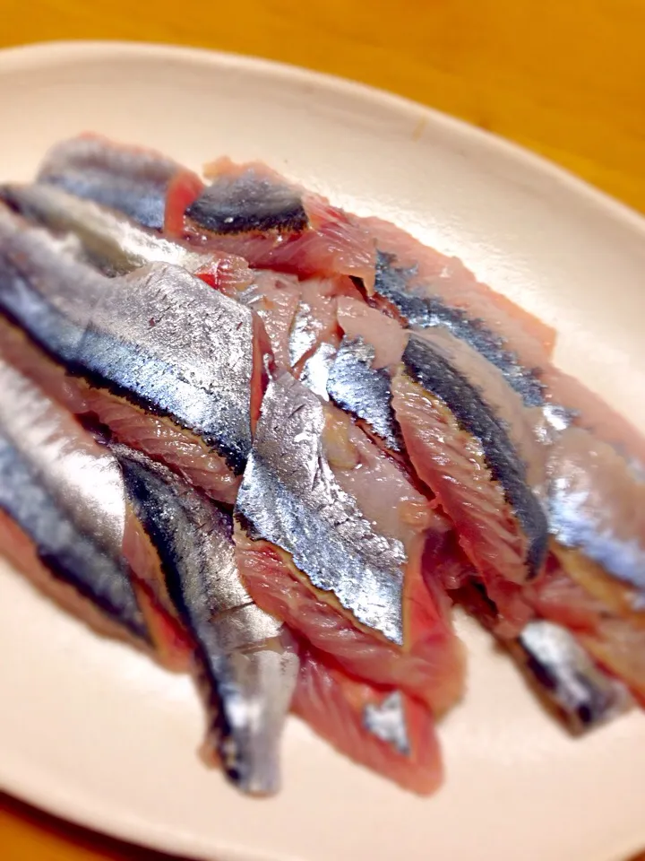 自分でさばいた🐟秋刀魚の刺身|Yu Yu mamaさん