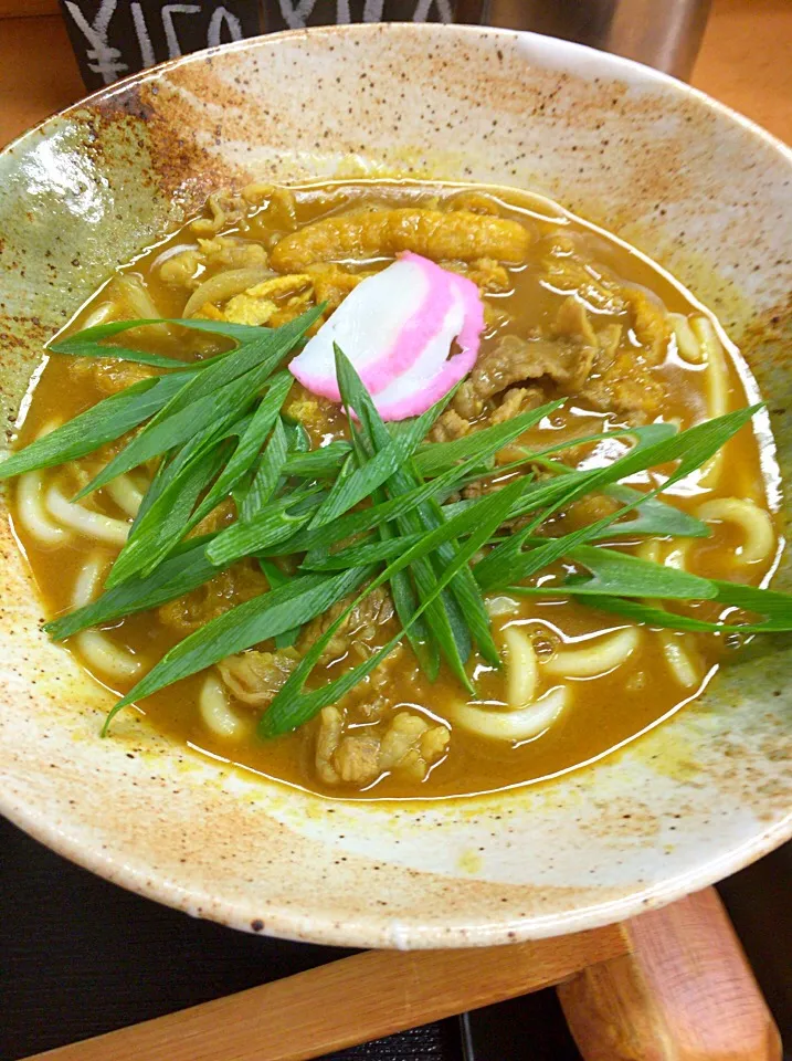 カレーうどん😆 今日の昼食|にゃーあさん